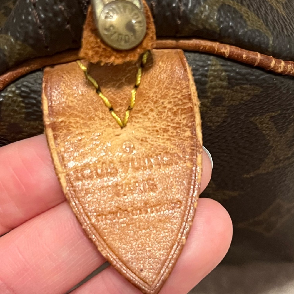 SOLD AUTHENTIC Louis Vuitton Brown Monogram Speedy 30 - Picture 14 of 15